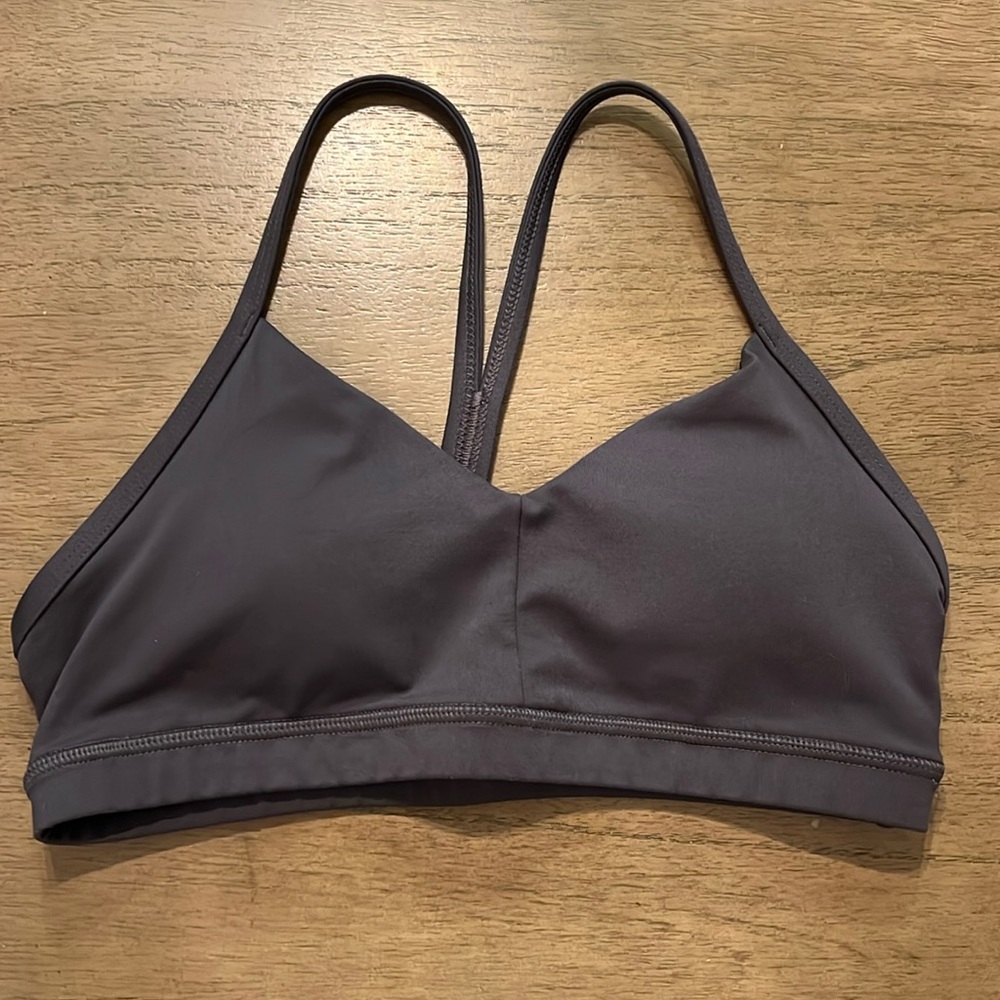 Fleo Reinette Sports Bra - Color: Charcoal Size Medium